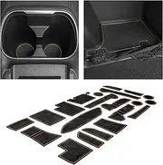 CupHolderHero Fits Subaru Outback and Subaru Legacy 2020-2024 Accessories - Non-Slip Anti-Dust Cup Holder Inserts, Center Console Liners, Door Pocket Mats, Interior Protection, 21pc Set, Brown Trim