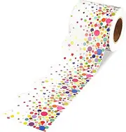 64 Feet Confetti Bulletin Board Borders for Classroom Decoration Scalloped