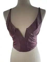 Urban Outfitters Mauve Pink Bralette Sexy Top Size Small Underwired New