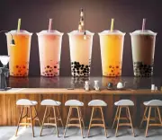 3D Bubble Tea A27 Pearl Tea Milk Tea Shop Wallpaper Wall Murals Self-adhesive Am