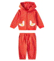 [Stella McCartney Kids] Stella McCartney Kids Baby floral cotton tracksuit M 3 multicoloured