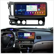 12.3" Android 10 Stereo Radio GPS Head Unit 2+32GB For 06-11 Honda Civic Carplay