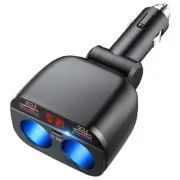 Cigarette Socket Extension 2 PD30W Rapid Charging Car Charger USB Dual QC3.0