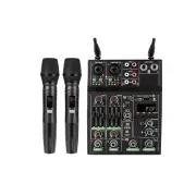 4 Channel Mini Audio Mixer bluetooth USB Sound Mixing Console Amplifier Studio79