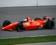 ERIC BACHELART 1995 #19 AGFA I INDY 500 CAR RACING ON TRACK 8X10 GLOSSY PHOTO