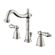 Kingston Brass KB197.AL Heritage 1.2 GPM Widespread Bathroom - Nickel