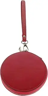 [TENDYCOCO] Mini Coin Purse Round Handbag Vintage Crossbody Bags for Women Wristlet Wallet Pocket Wallet for Men Mini Coin Pouch Small Zipper Coin Pouch Round Purses for Women Round Bag