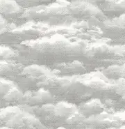 Wallpaper Solstice Cloud Modern Stipple Clouds in Gray on White, 56 Sq Ft Bolts