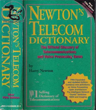 【達摩6本7折】Newton's Telecom Dictionary |||29050234