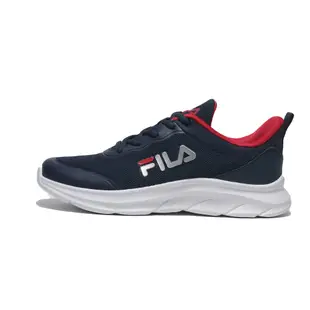 FILA 慢跑鞋 藍紅白 輕量 休閒鞋 男 1J315X331