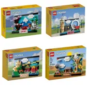 LEGO CREATOR: Beijing, Japan, London, Australia Postcard Set for $135 Free Post