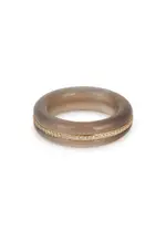 BY Pariah Stone Linings Embellished Agate Ring - Grey - 52 52