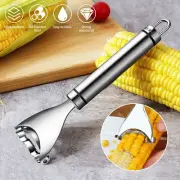 One-Step Corn Peeler Thresher Tool Kitchen Cob Kerneler Cutter Stripper Remover