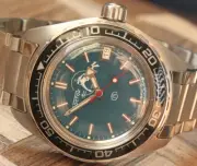 Vostok Komandirskie Diver Mechanical Auto Winding Wrist Watch Scuba Dude 020059
