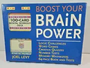 Boost Your Brain Power Game For Mental Skills Joey Levy New SEALED