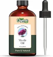 Organic Zing Myrtle (Myrtus) Oil | Pure & Natural Essential Oil for Aroma, Diffusers, Skincare & Hair Care - 118ml/3.99fl oz