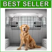 Adjustable Dog Car Barrier for SUVs - Triple Folding Wire Mesh Divider