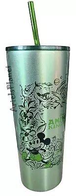 Disney Parks Animal Kingdom Mickey & Friends Park Icons Metal Tumbler Starbucks
