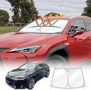 X-Car WindScreen Sun Shade Compatible with Lexus UX Series 2019-Onwards Windscreen Wind Screen Visor Foldable