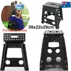 Portable 39cm Folding Step Stool Plastic Chair Flat Outdoor Camping Seat Ladder