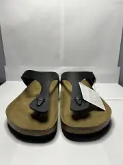 Birkenstock Gizeh 0043691 Regular Fit Thong Flip Flop Black Size: 5 Mens