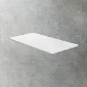 Oikiture 120cm Desk Board Adjustable Sit Stand Desk Top Computer Table White