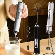 Handheld Double Stick Wireless Whisk Custard Foamer Mini Portable Blender Coffee