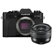 X-T30 II Mirrorless Camera Black + XC 15-45mm Lens