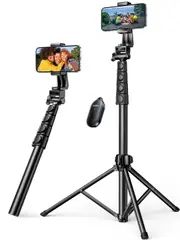 Ugreen Aluminum Phone 1.7m Tripod Stand with Bluetooth for iPhone Gopro Samsung