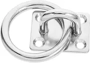 JUMPLAWN Heavy Duty Stainless Steel Eye Plate Hook Pad Hanger for Ceiling and Wall Anchor Hook for Versatile Hanging Applications