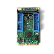 Pcie To Double 19pin Pcie to USB3.0 Adapter Mini Pci-E To USB3.0 Adapter Card