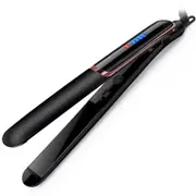 2 In 1 Professional Hair Straightener For Wet or Dry Hair Electric Iron Curling Straightening Irons Smoothing Hair Styling Tools-Black