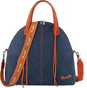 [Wrangler] Weekender Travel bag Woven Top Handle Casual Satchel Bag and Boho Carry on bag