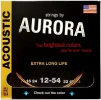 在飛比找Yahoo!奇摩拍賣優惠-AURORA A12-54 磷青銅民謠吉他弦 60年工藝 美