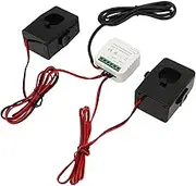 Smart Home Energy Monitor, WiFi Smart Energy Meter Single Phase Power Monitor Switch, Real Time Electricity Monitor Meter Solar Net Metering 2 300A CT Clamp Current Transformer
