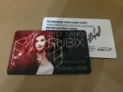 Stef Lang Rubix EP Music MP3 Download Card not a cd/vinyl lp record! HAND SIGNED