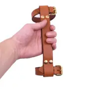 Convenient Foldable Bicycle Leather Handle Enhance Your Cycling Comfort