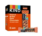 KIND Gluten Free Peanut Butter Dark Chocolate Snack Bars ✨ 1.4 oz, 6 Count