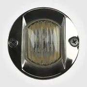 12V Marine Cabin LED Lights Stainless Flush Mount Boat Cockpit Transom Deck