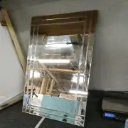 Pro Safe Glass Frameless 24" x 36" Rectangle Mirror Bevel Edge