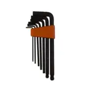 7 Piece Standard Size Ball End Hex Key Set