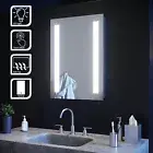500x700mm Bathroom Mirror LED Touch Switch Wall mounted Anti-Fog Stainless Steel