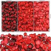 950 Pieces Big Rhinestones Kit Sew On Rhinestones for Crafting Bulk Flatback Costume Jewelry Gems for Crafts DIY Clothes Shoes Jewelry Making (Red)