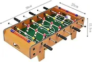 Foosball Table Game Table Classic Foosball Table for Adult and Children, Professional Foosball Game with Two Balls,Suitable for Arcades Game Room Kids Playroom
