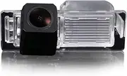 1280 * 720 Pixel HD Car Waterproof Backup Rear-View License Plate Rear Reverse Parking Camera Replacement for Saab 9-3/93 / 9-X / 97X / 9-4X / 95/9-5 (2002-2012) (No.1 with Clip)