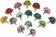 15pcs Micro Landscape Greening Small Trees Artificial Tree Green Scenery Tree Architecture Trees Green Scenery Landscape Model Miniature Trees Tree Figurines Model Train Trees