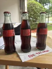 Vintage 2003 Coca Cola Classic Coke Glass Bottle 8 oz Unopened World Of Atlanta