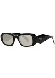 Prada Rectangle-frame Sunglasses - Black - One Size One Size