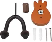 Guitar Hangers Hook Wall Mounted Beech Wood Iron Rubber Holder for Home Music Instrument Shops
