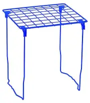 LockerMate Stac-A-Shelf Locker Shelf, Stackable Organizer, Extra Tall, Fits S...